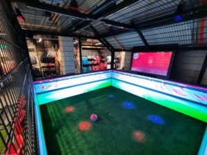 mur vidéo HD simulateur d'entrainement football